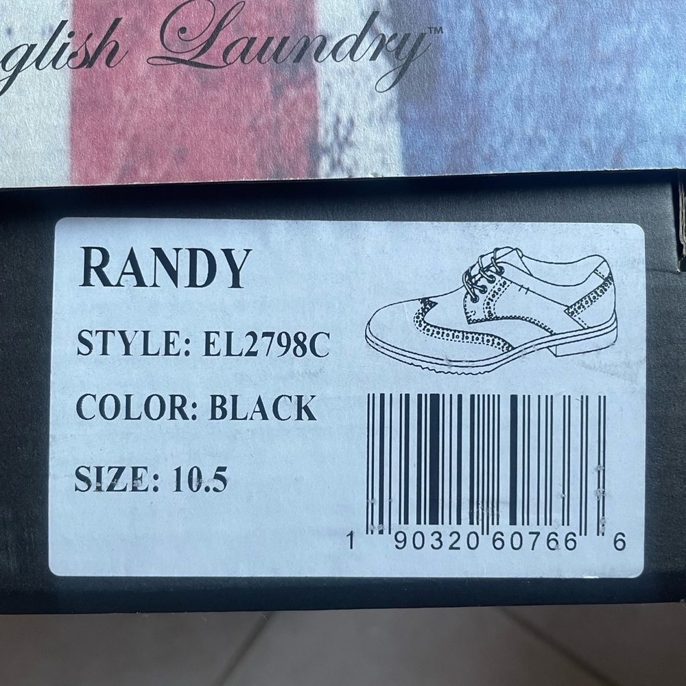 English Laundry Black Oxford Shoes